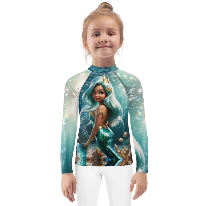 Mermaid Phantasy Kids Rash Guard product image (1)