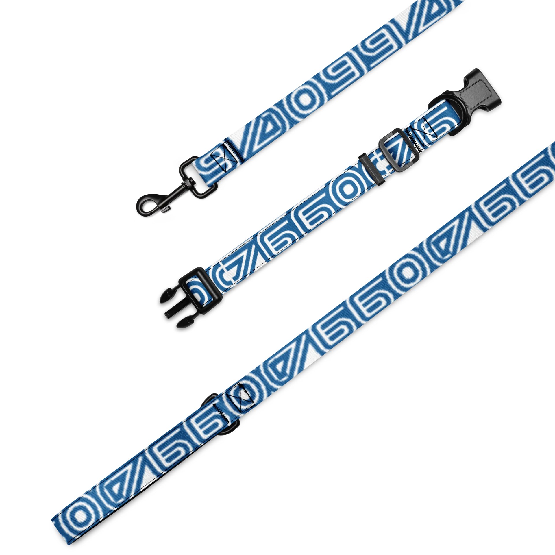 76600 LH ZIP CODE LOGO - DOGGY LEASH product image (1)