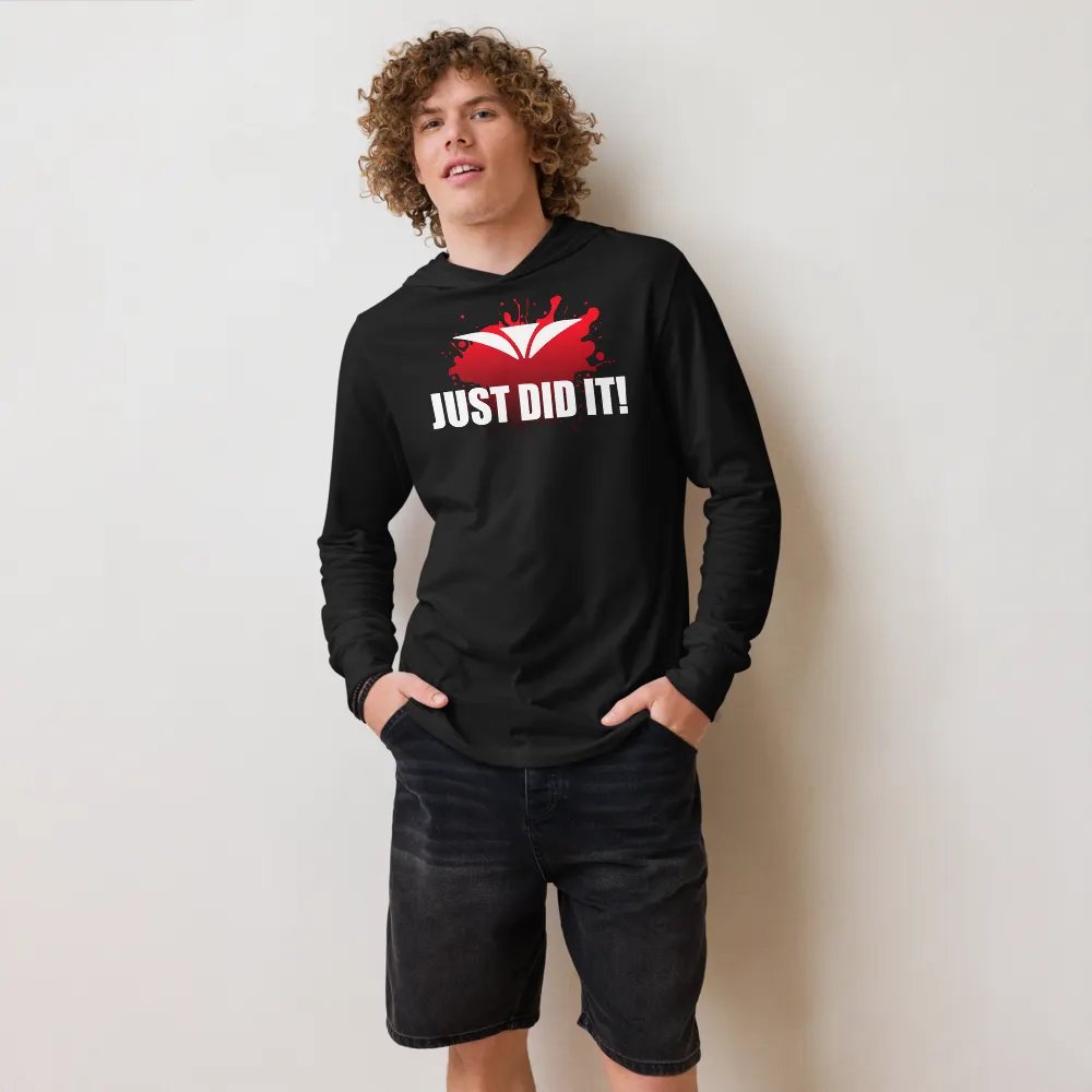 Just Did It Hooded Long Sleeve Tee product image (4)