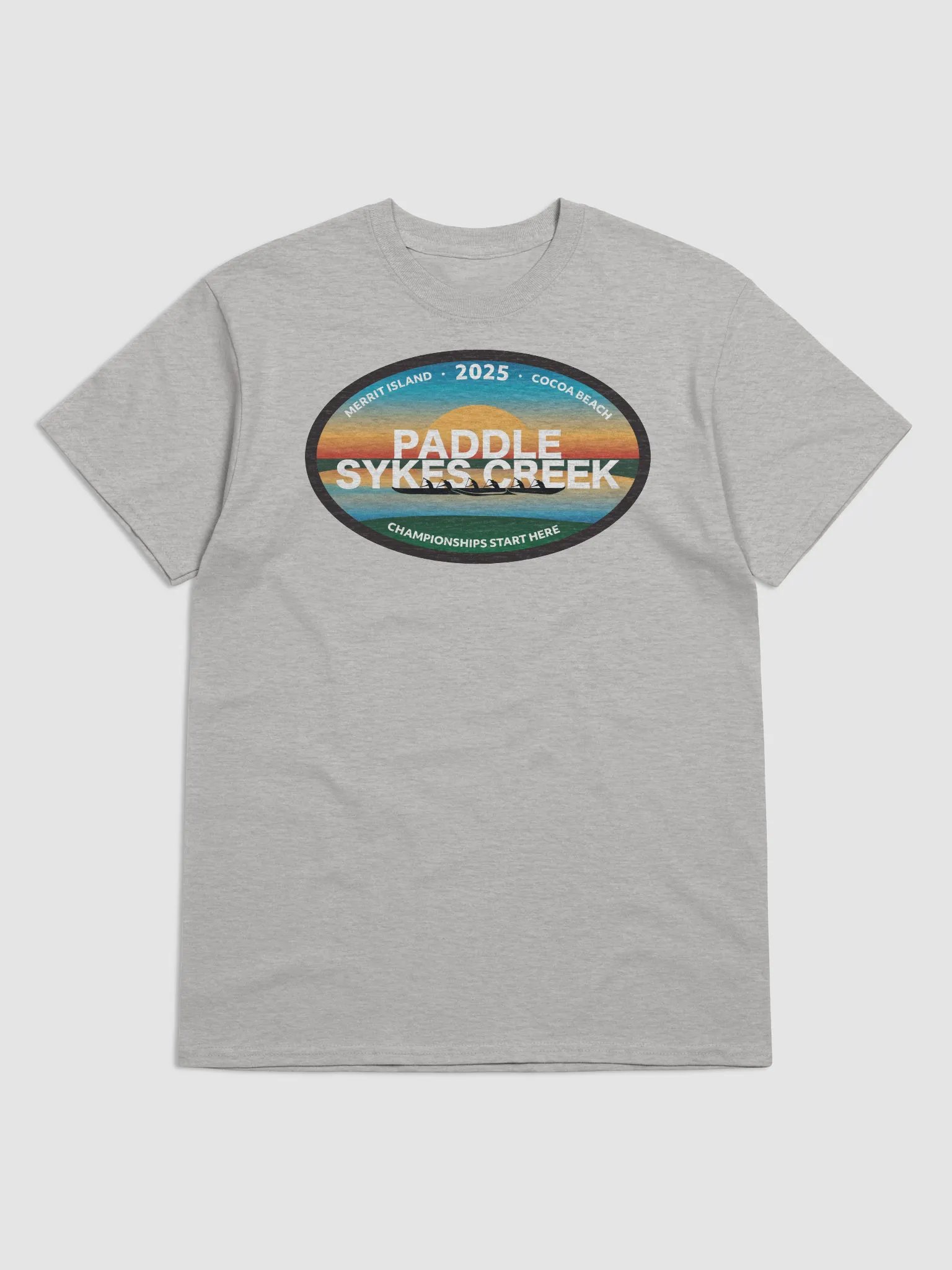 Outrigger 2025 - Paddle Sykes Creek - Grey T-Shirt product image (1)
