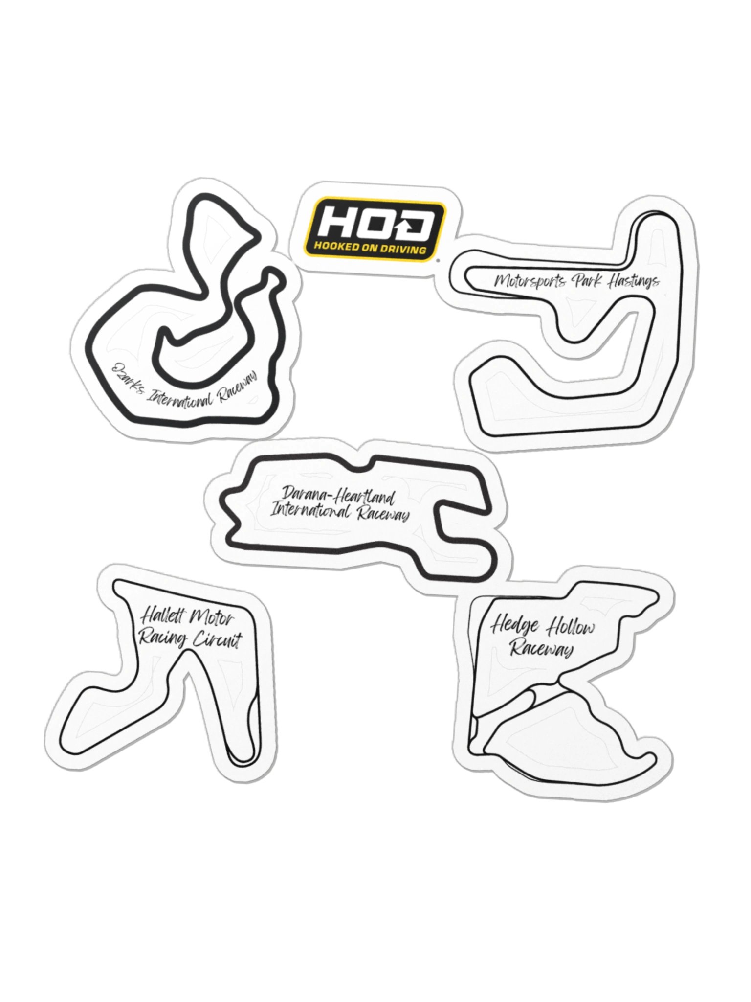 Midwest Region Tracks Sticker Pack product image (1)