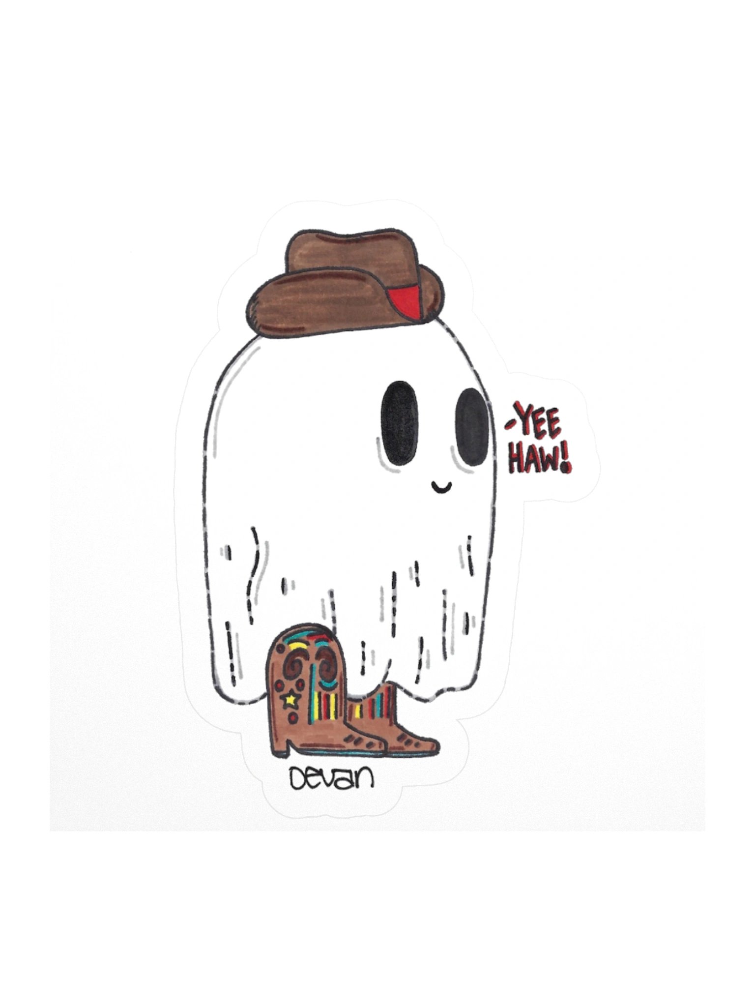 Ghost: Cowboy Sticker product image (1)