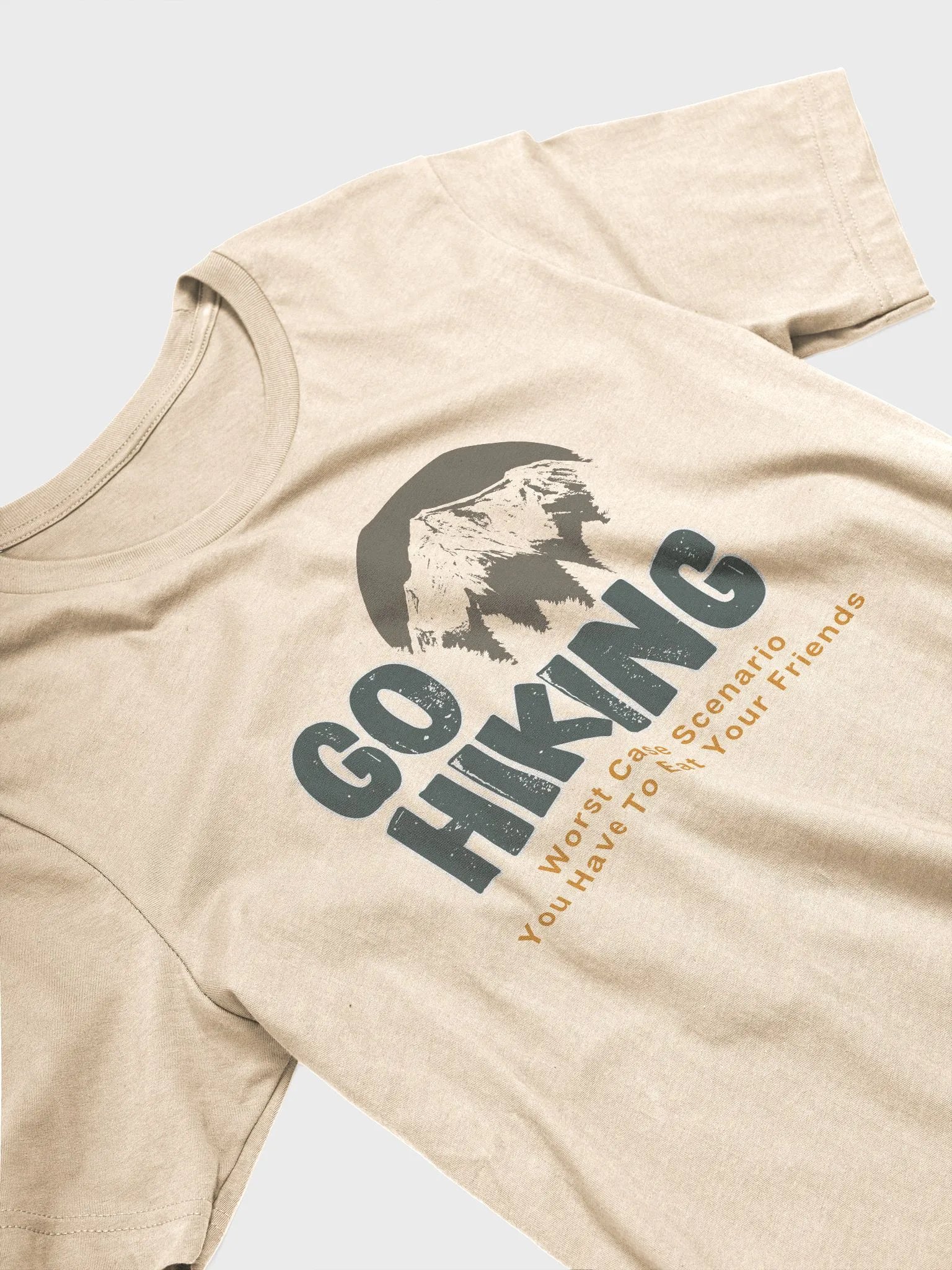 Go Hiking - Worst Case; Colored Unisex Jersey Short Sleeve Tee product image (53)