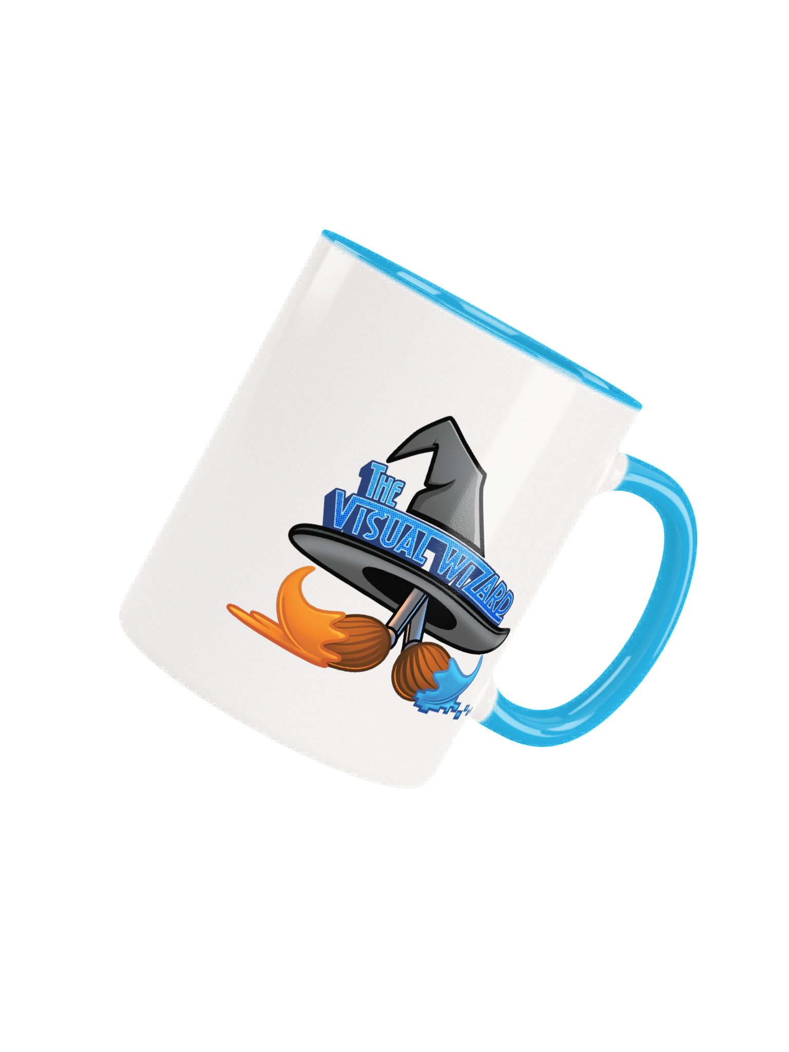 The Viz Wiz Logo (Full Color) Ambidextrous Coffee Mug of Holding product image (4)