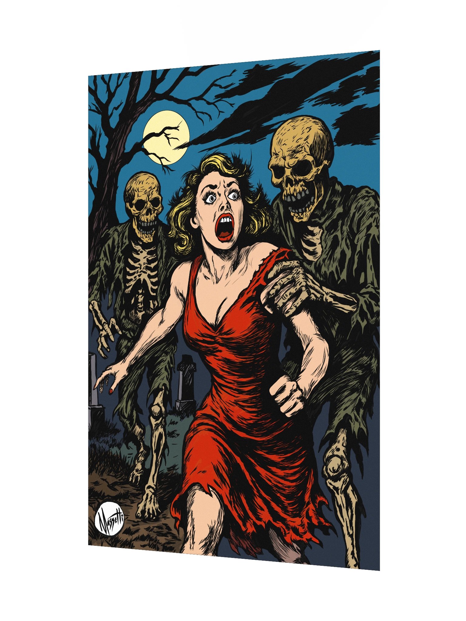 Midnight In a Cemetery Art Print product image (3)