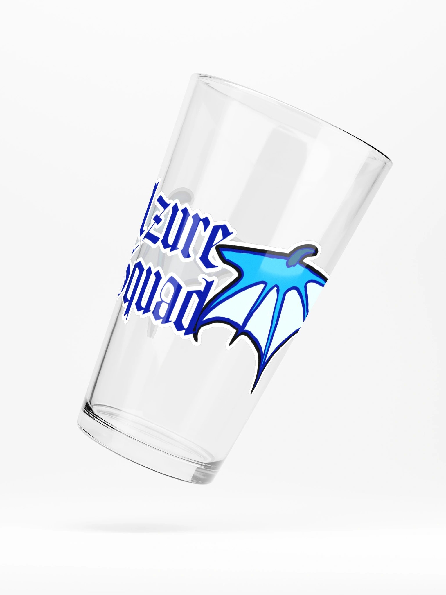 Azure Squad Gothic Wings Pint Glass product image (5)