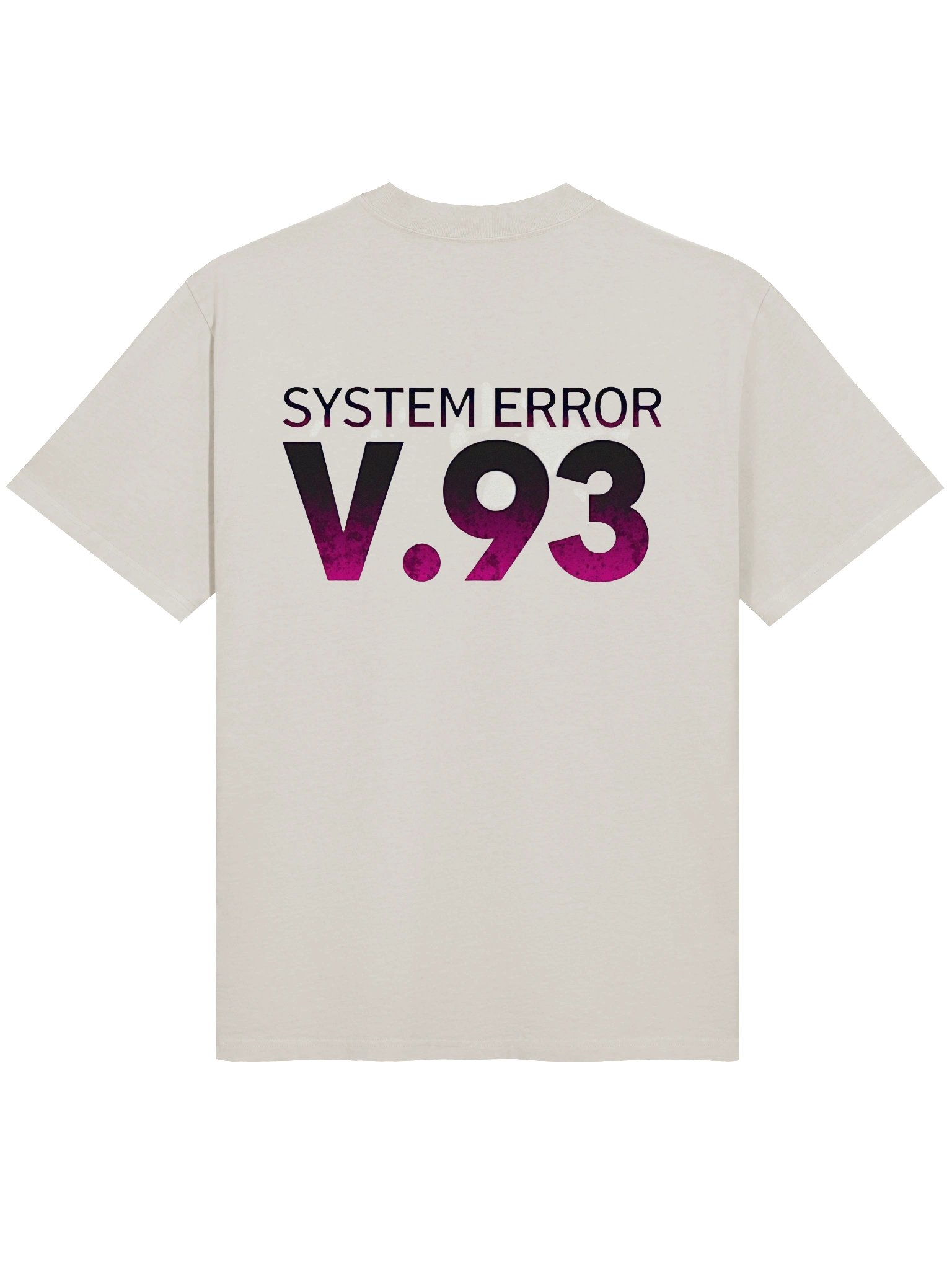 SYSTEM ERROR V.93 Oversized Faded T-Shirt product image (7)