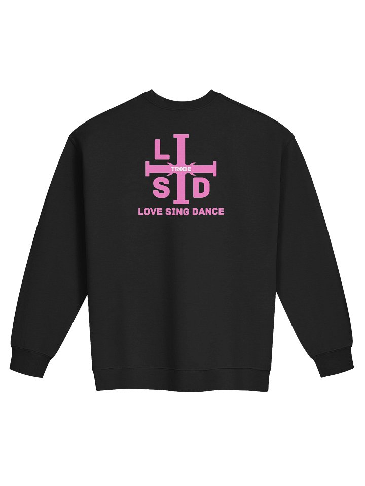 LSD TRIBE "Love Sing Dance" Mystic Sweatshirt {Pink Emblem} product image (3)