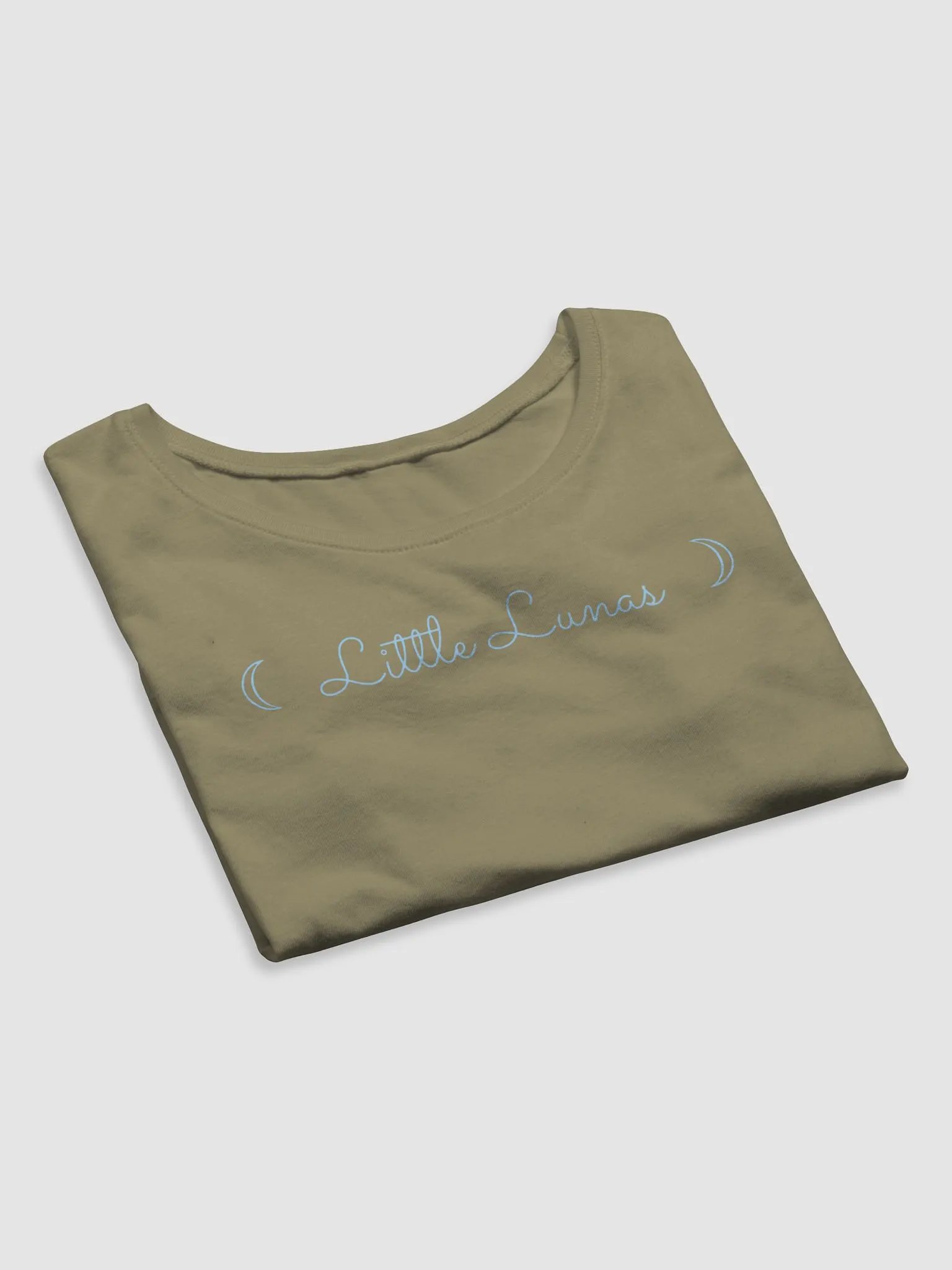Little Lunas Cropped Tee - Blue product image (11)