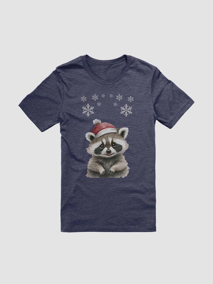 Santa Raccoon T-shirt product image (1)