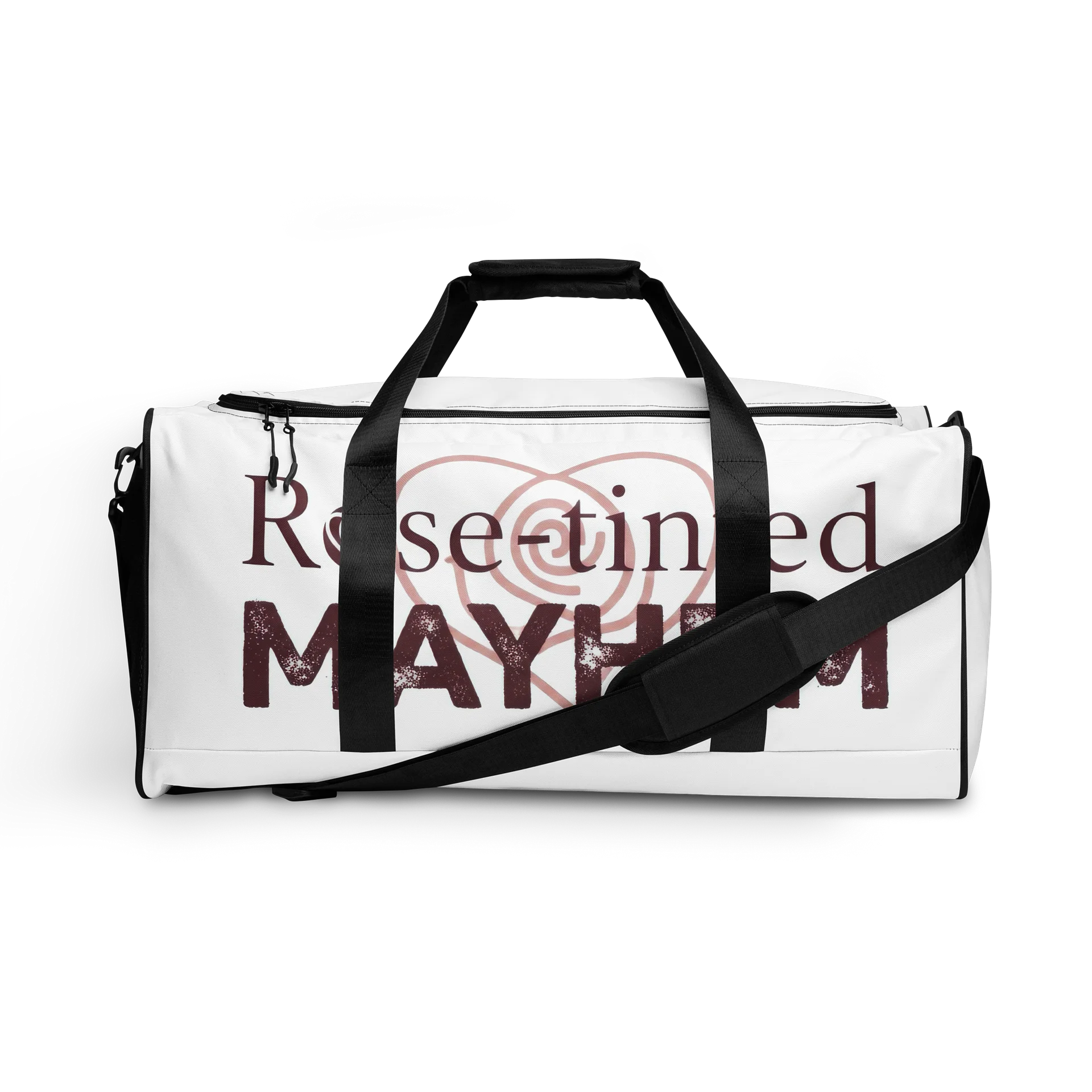 Rose-Tinted Spiral Heart Duffle Bag product image (1)
