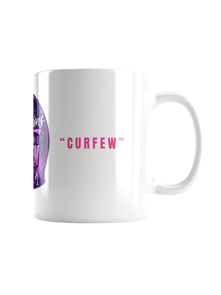 The CAC "CURFEW" Mug in Static product image (2)