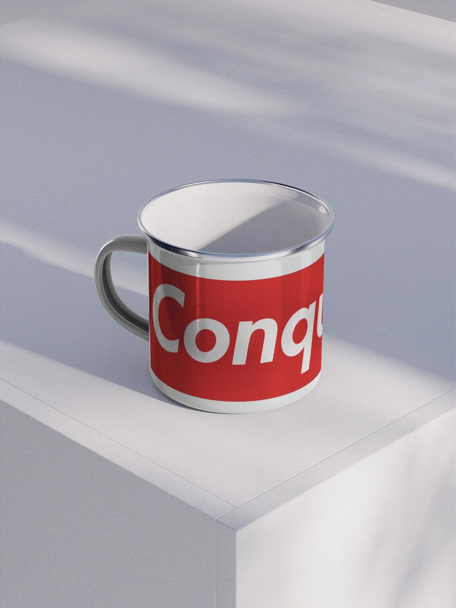 ConquisTV Enamel Mug product image (1)