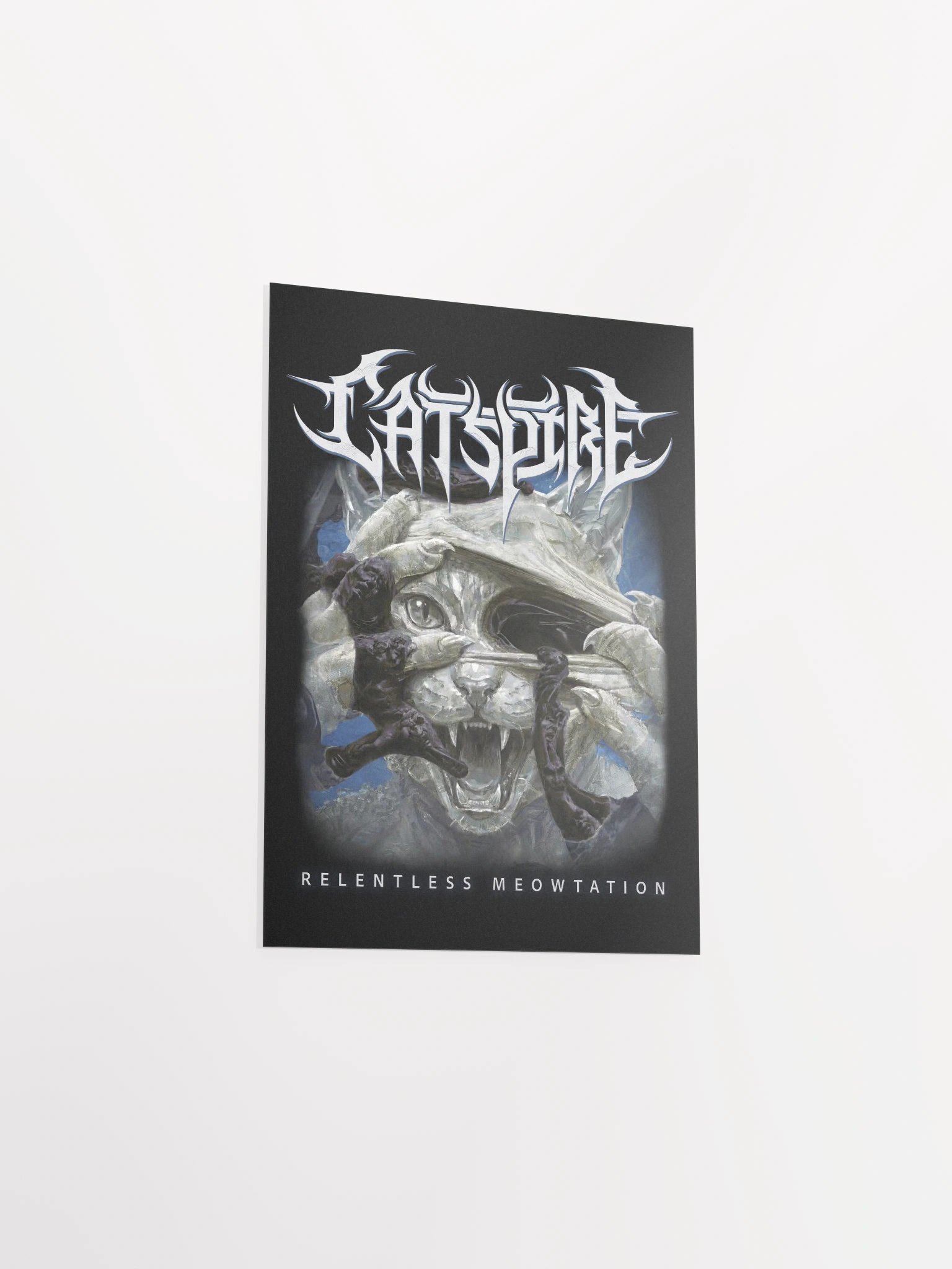 CATSPIRE RELENTLESS MEOWTATION POSTER product image (20)