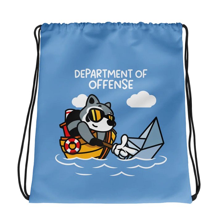 Department of Offense Drawstring Bag product image (1)