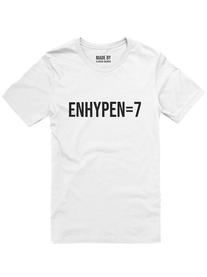 ENHYPEN=7 White T-Shirt product image (1)