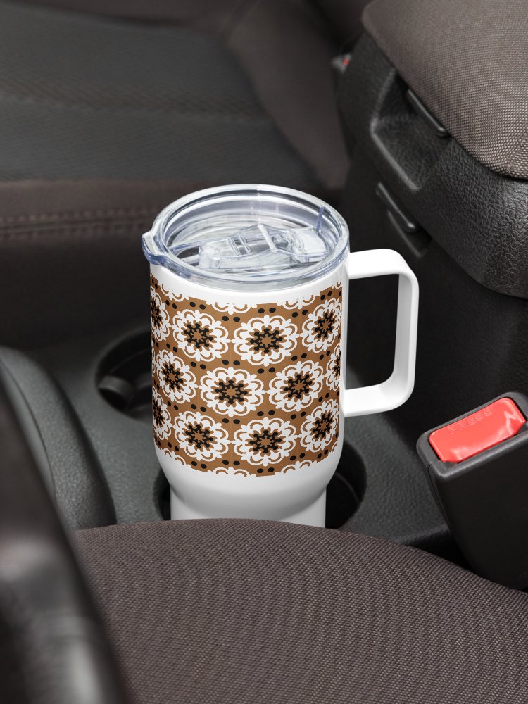 Vintage Floral Symphony 25 oz Travel Mug product image (4)