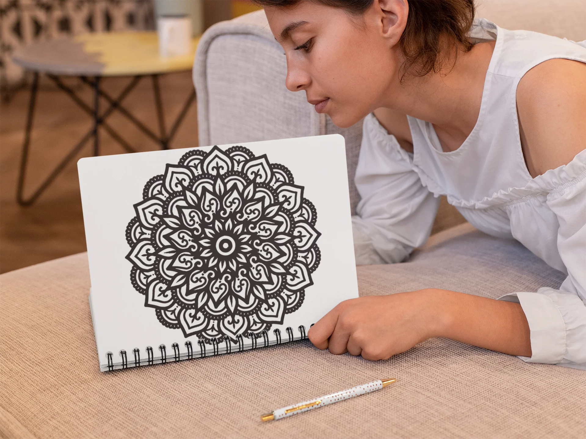 Mega Mandala Printable Coloring Book product image (9)