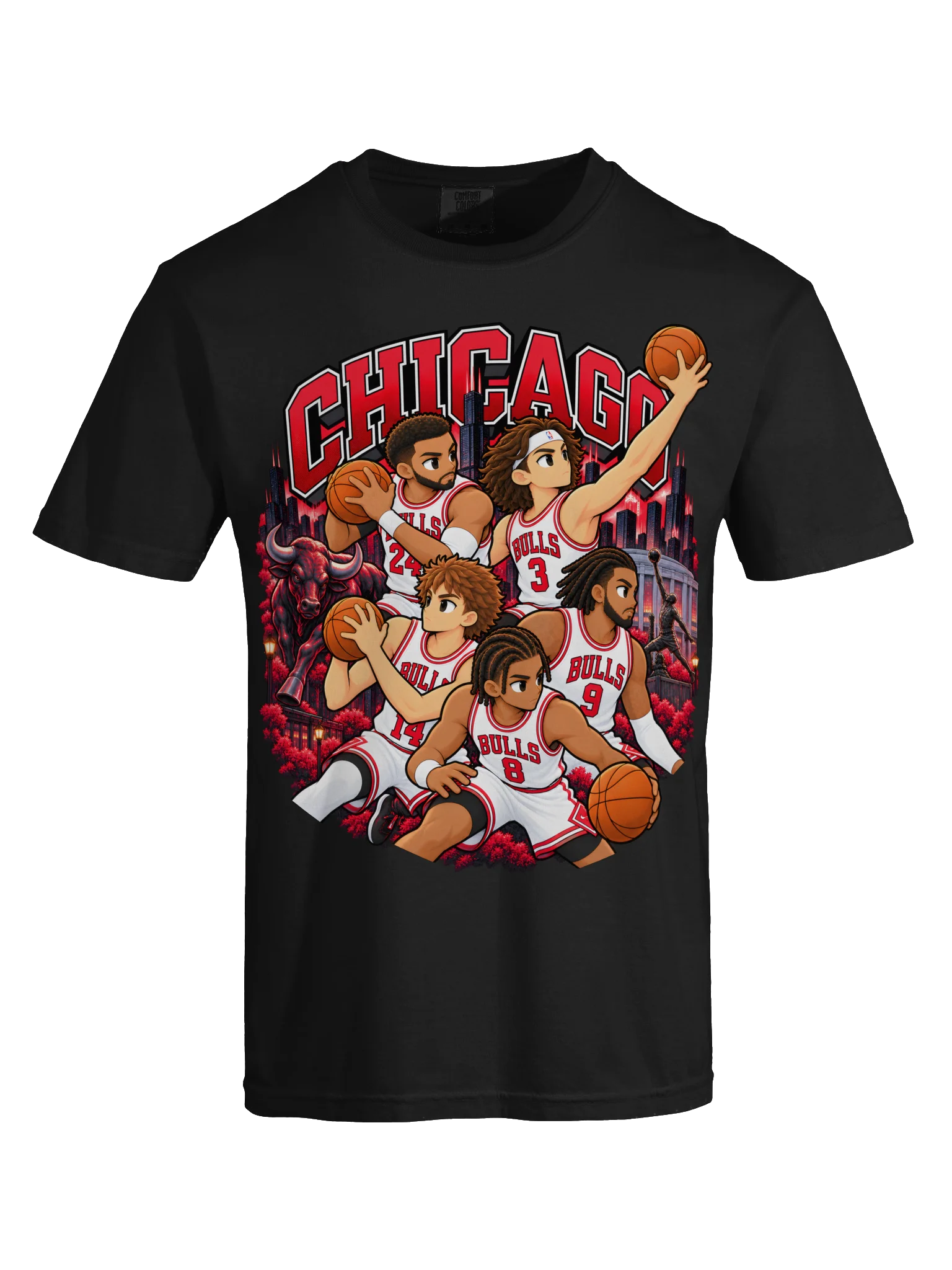 Chicago Basketball 26/27 Animated Player T-Shirt product image (9)