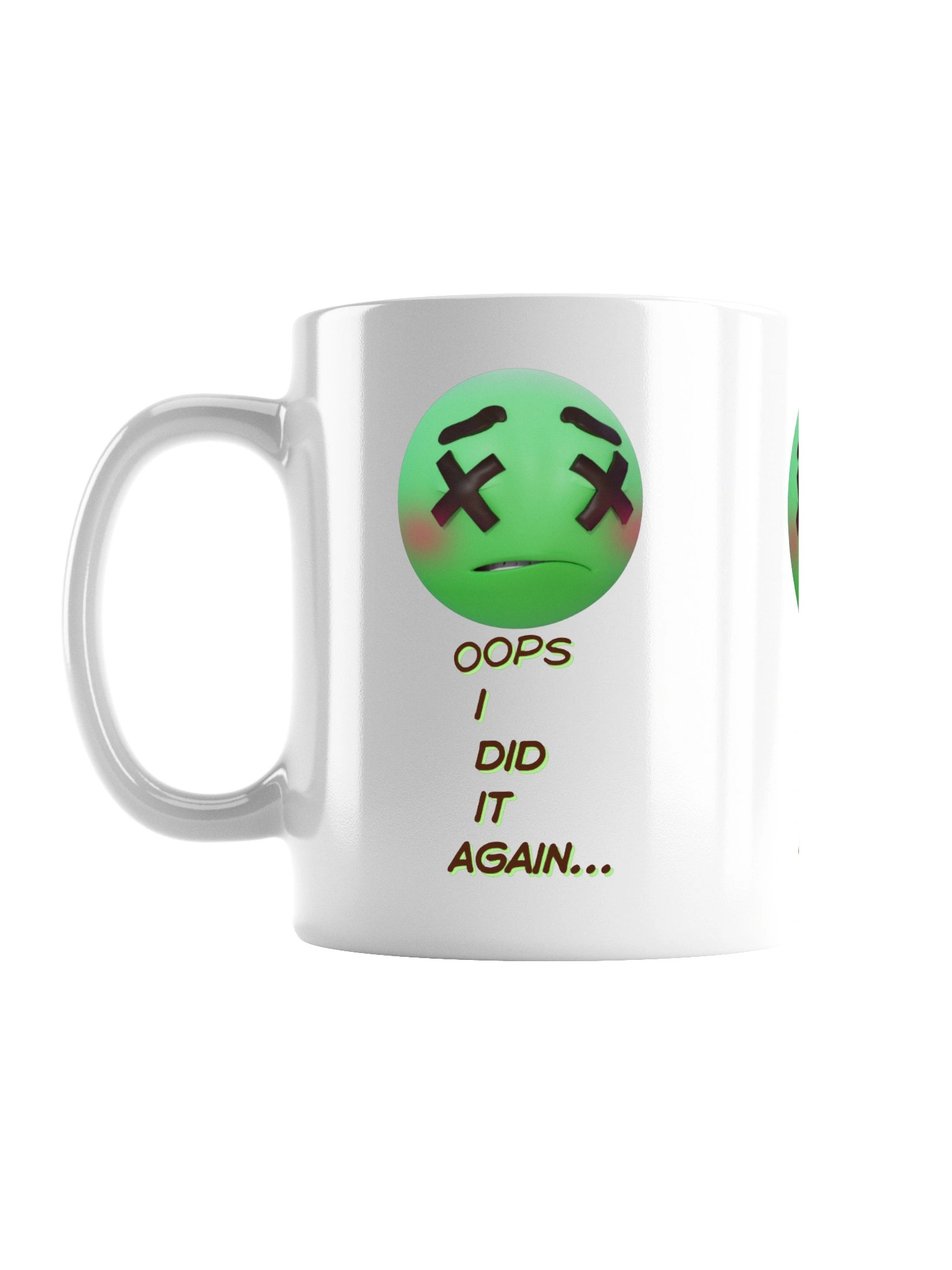 Oops I Did It Again Funny Emoji Mug product image (2)