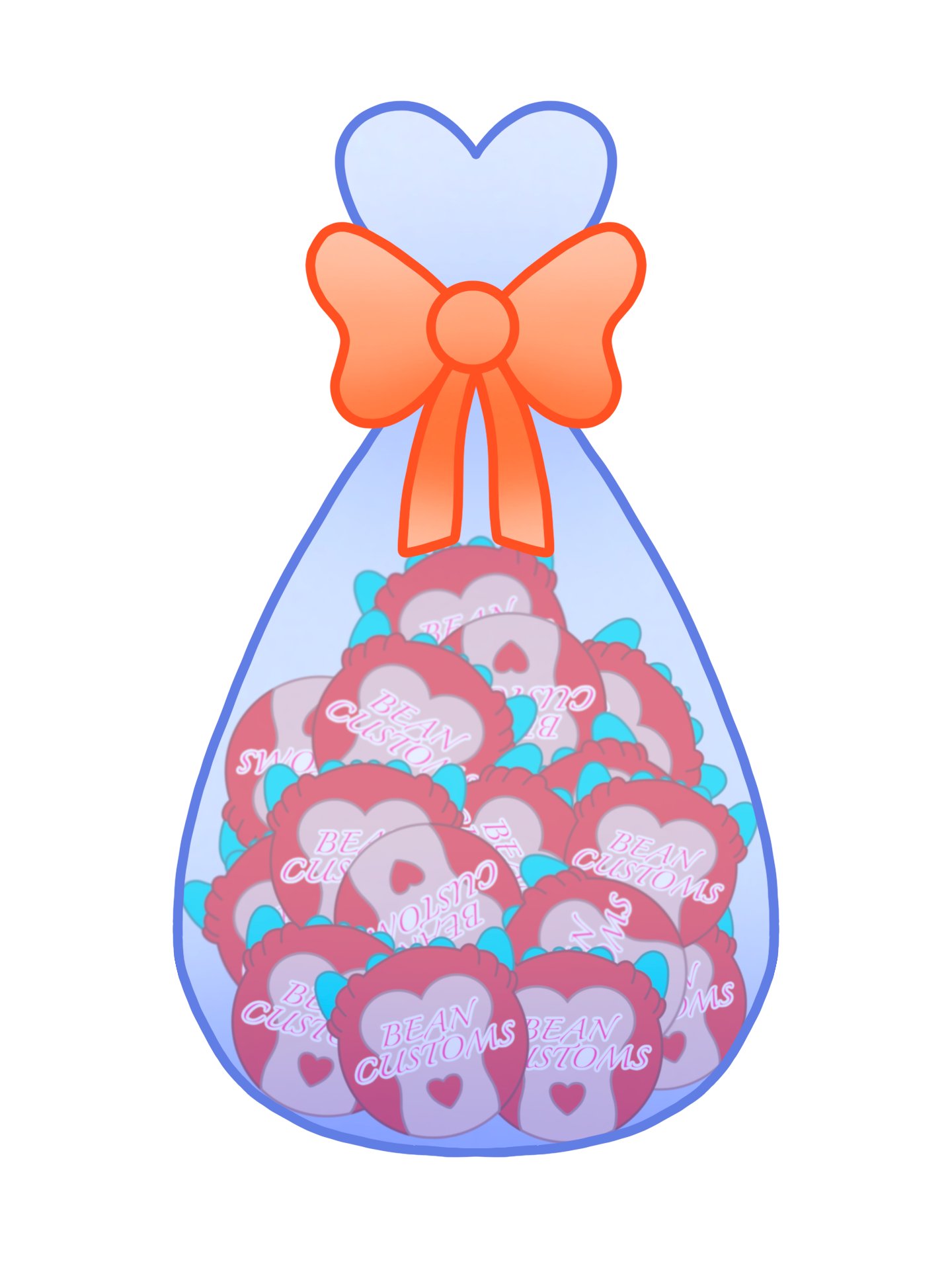 3x3in 5 Custom Stickers Bag product image (1)