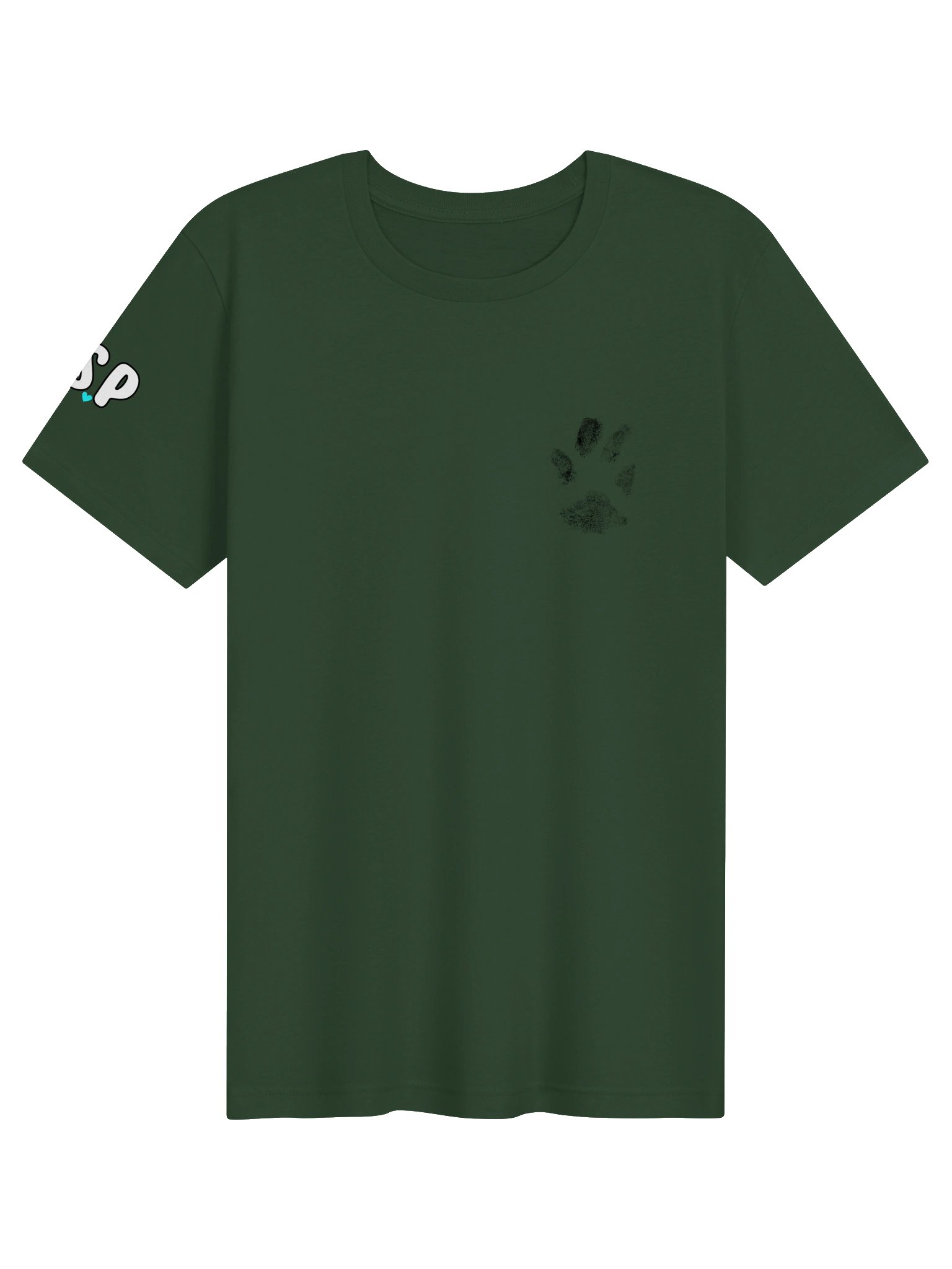 Paw Print (black) Shirt product image (1)
