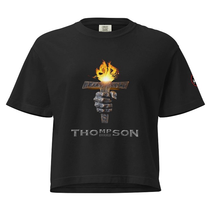 Fire Cross Women's Boxy Tee Thompson Hipodrom Sinj product image (2)