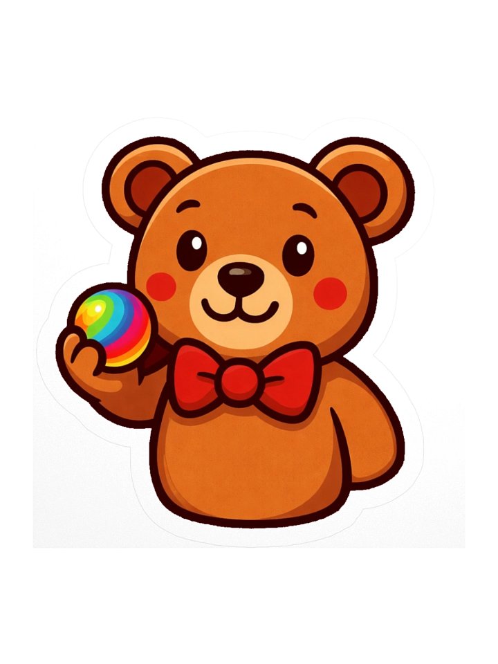Jubear Rainbow Marble Sticker product image (1)