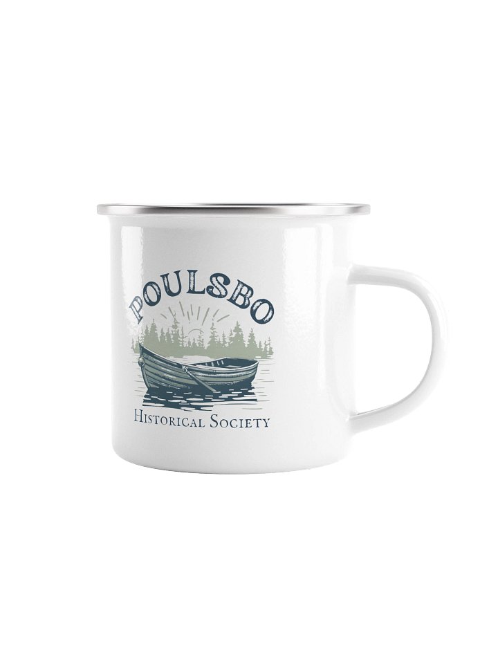 Sunlit Rowing Adventure Enamel Mug product image (1)