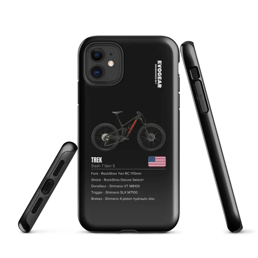 Black Trek Slash 7 Gen 5 iPhone Case product image (1)