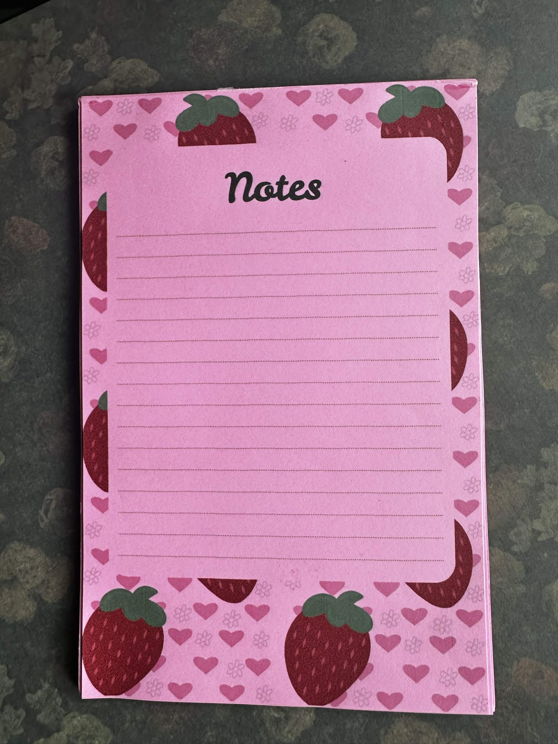Strawberry Notepad product image (2)