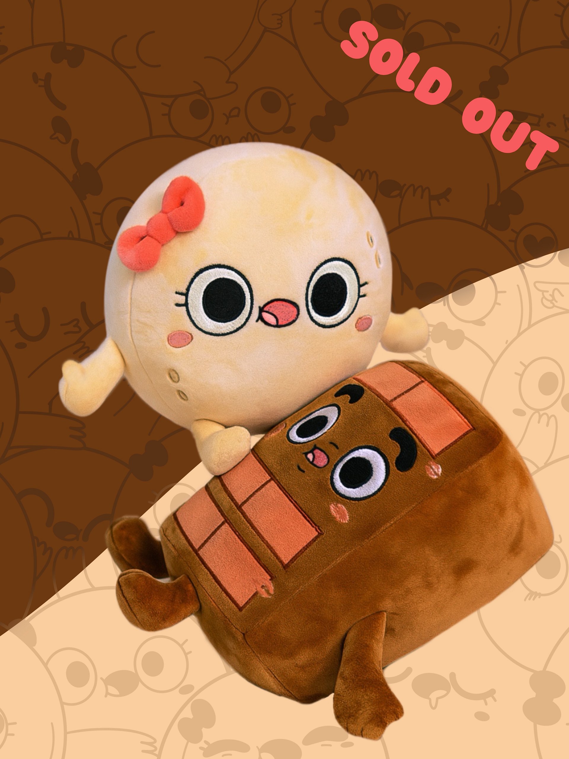 Choco and Pancake- Plushies Bundle product image (1)