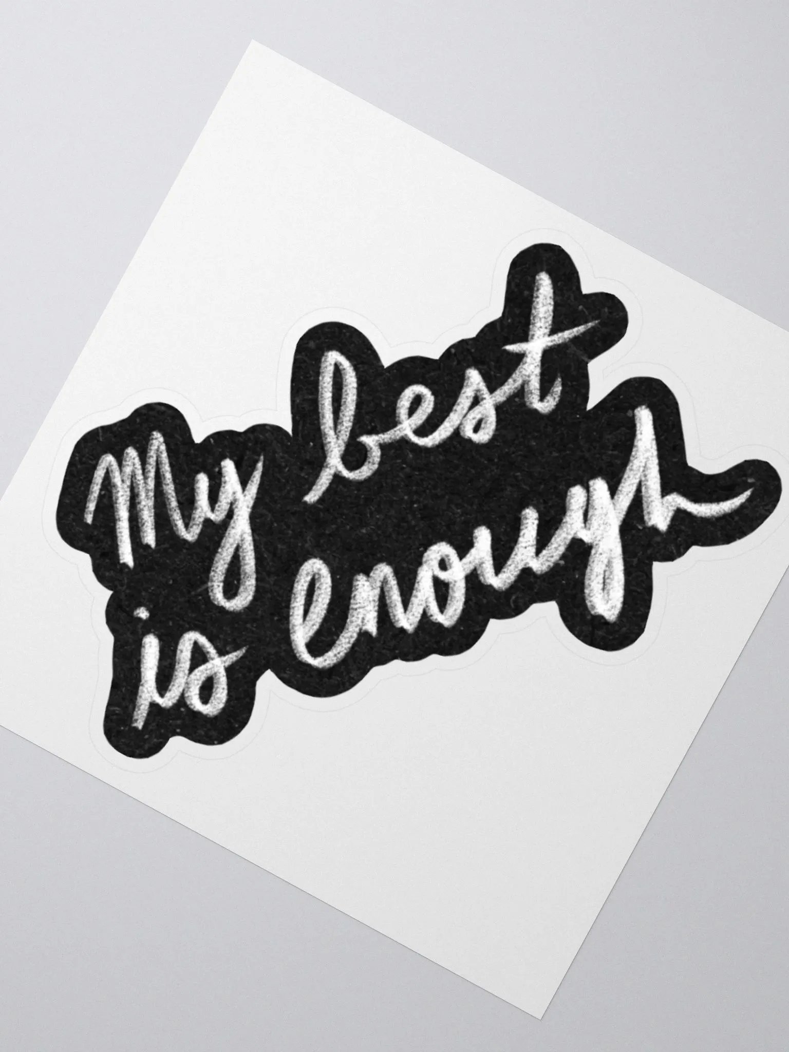 My Best is Enough Sticker product image (5)