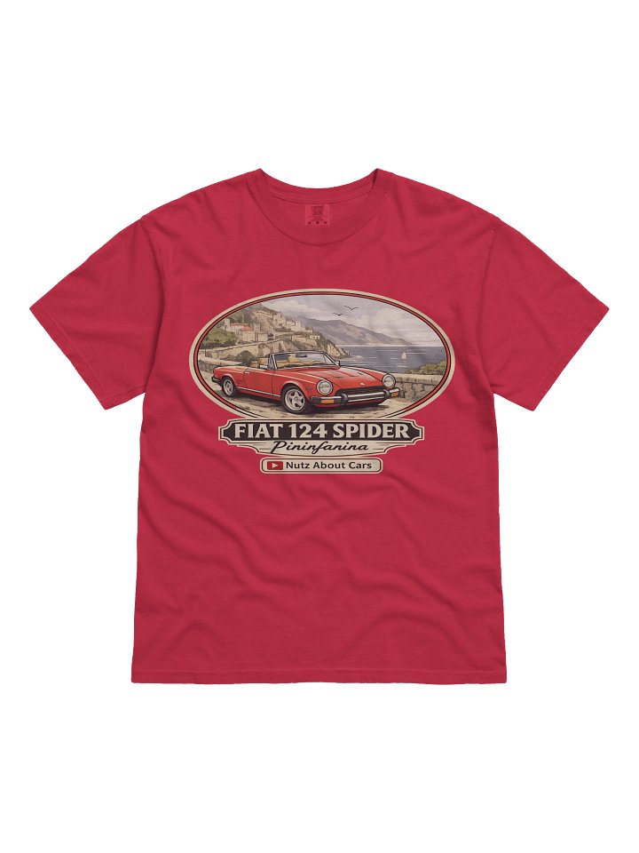 Coastal Cruiser FIAT 124 SPIDER T-Shirt product image (4)