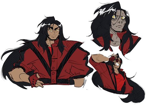 CUZ THIS IS THRIILLEEEEER! THILLER NIGHT!
I had this idea of Sullivan wearing Micheal Jackson's Thriller outfit for spooky mo...