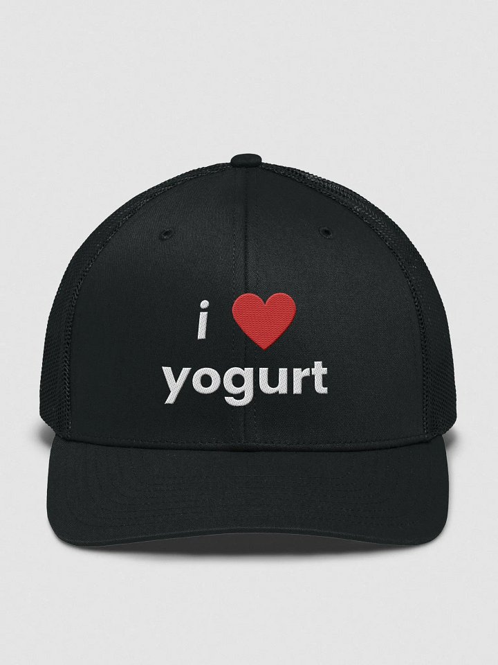 "i ❤ yogurt" embroidered hat product image (3)