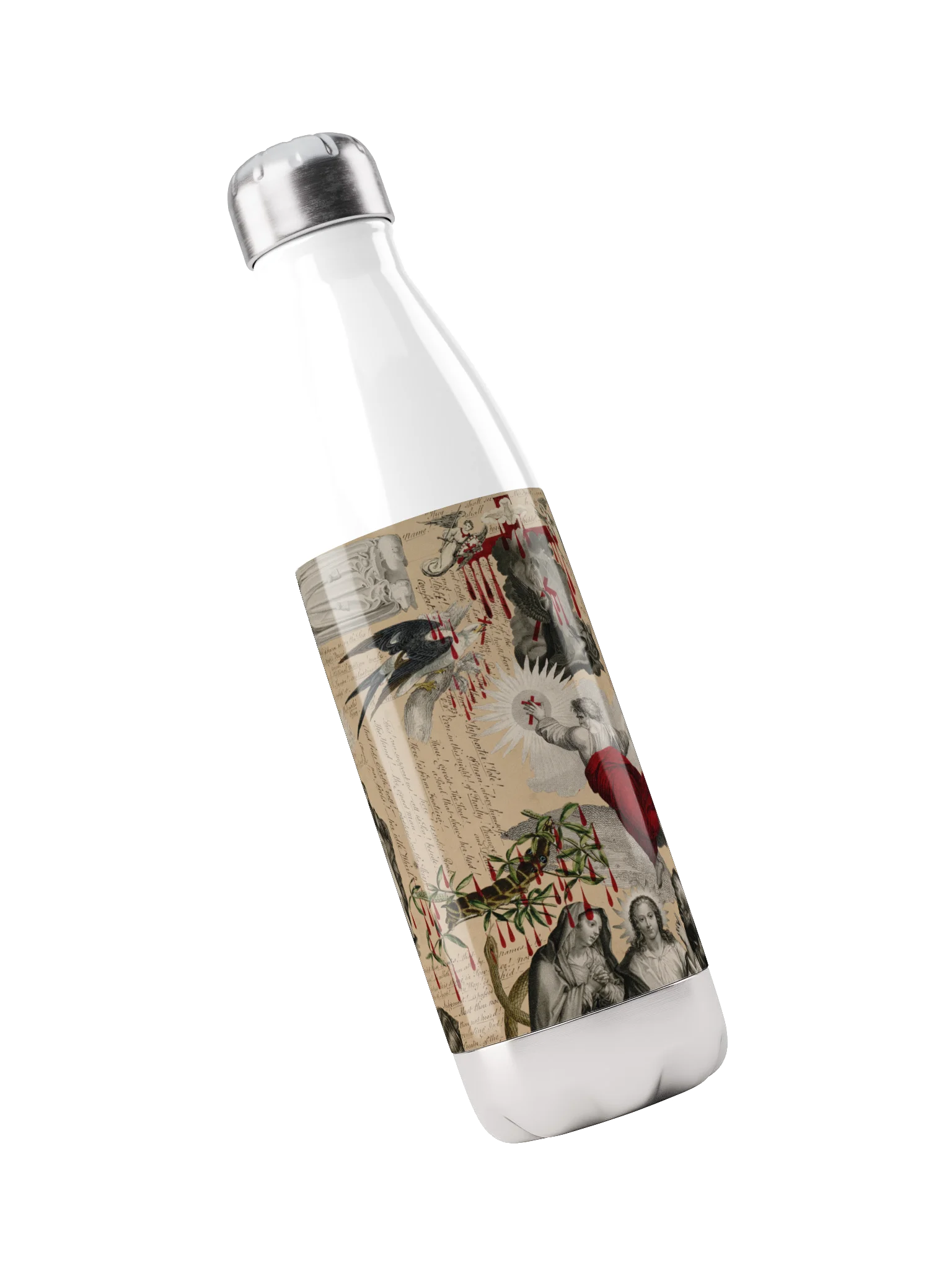 Victorian Blood Book. Stainless Steel Water Bottle product image (3)