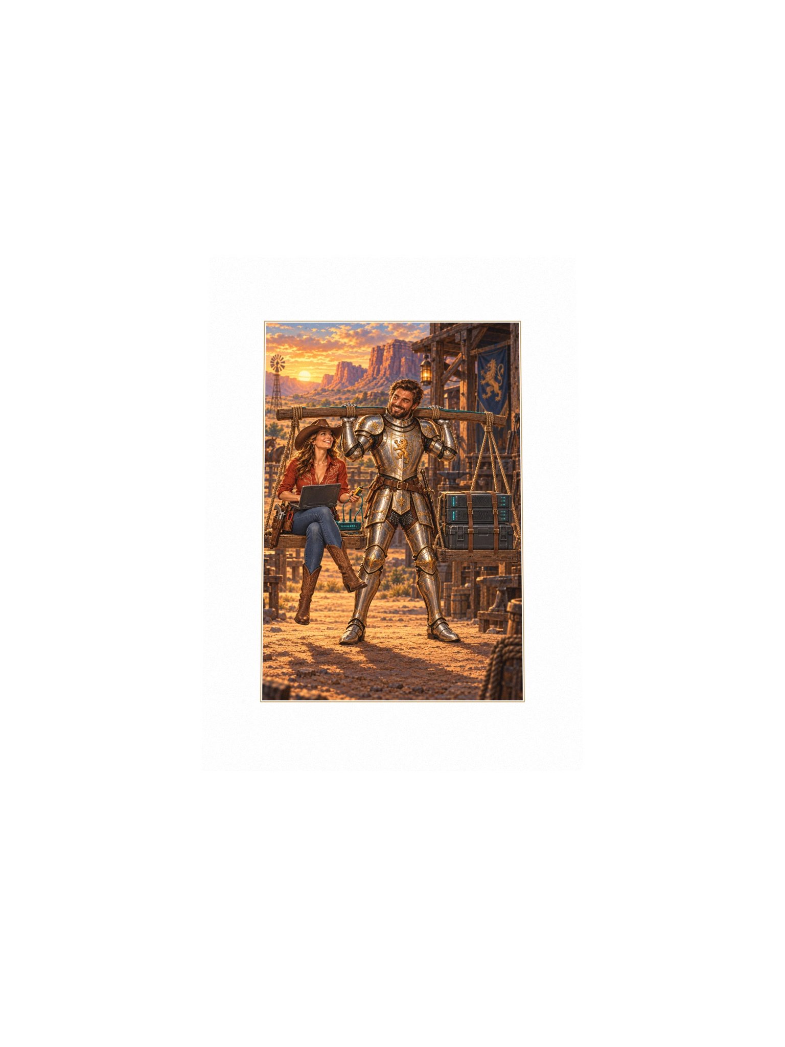 Load Balancing Small Art Print product image (4)