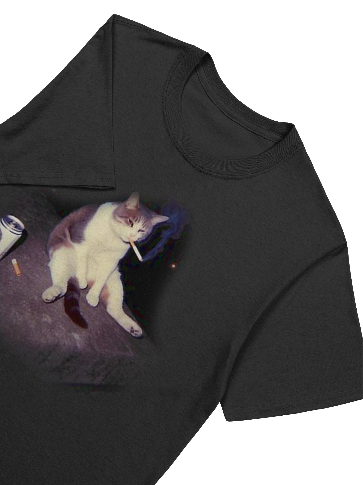 Smoking Cat T-Shirt product image (5)