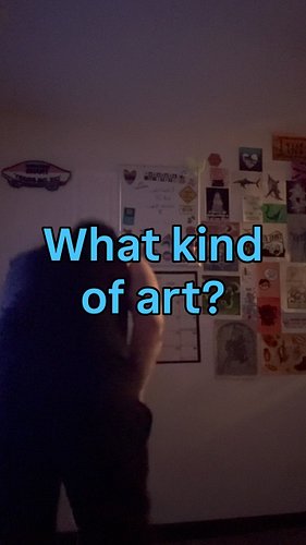 I saw my pal @softboysclub_ do this trend so I wanted to hop on it. 

My artwork is very colorful, very nerdy, and very unapo...