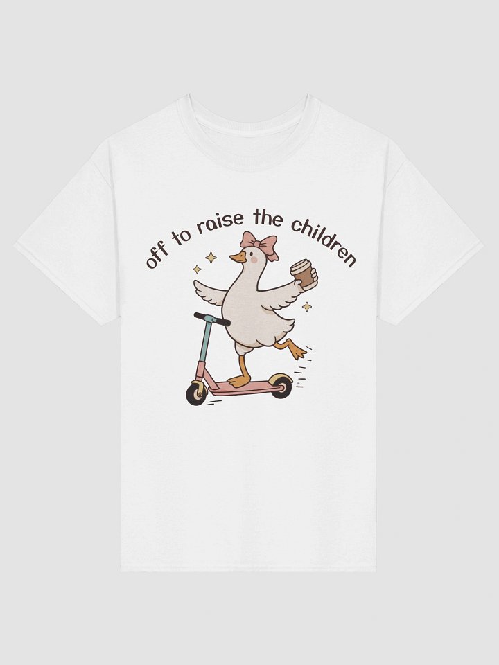 Off To Raise The Children Shirt - Funny Retro Duck Mother's Day Tee product image (2)