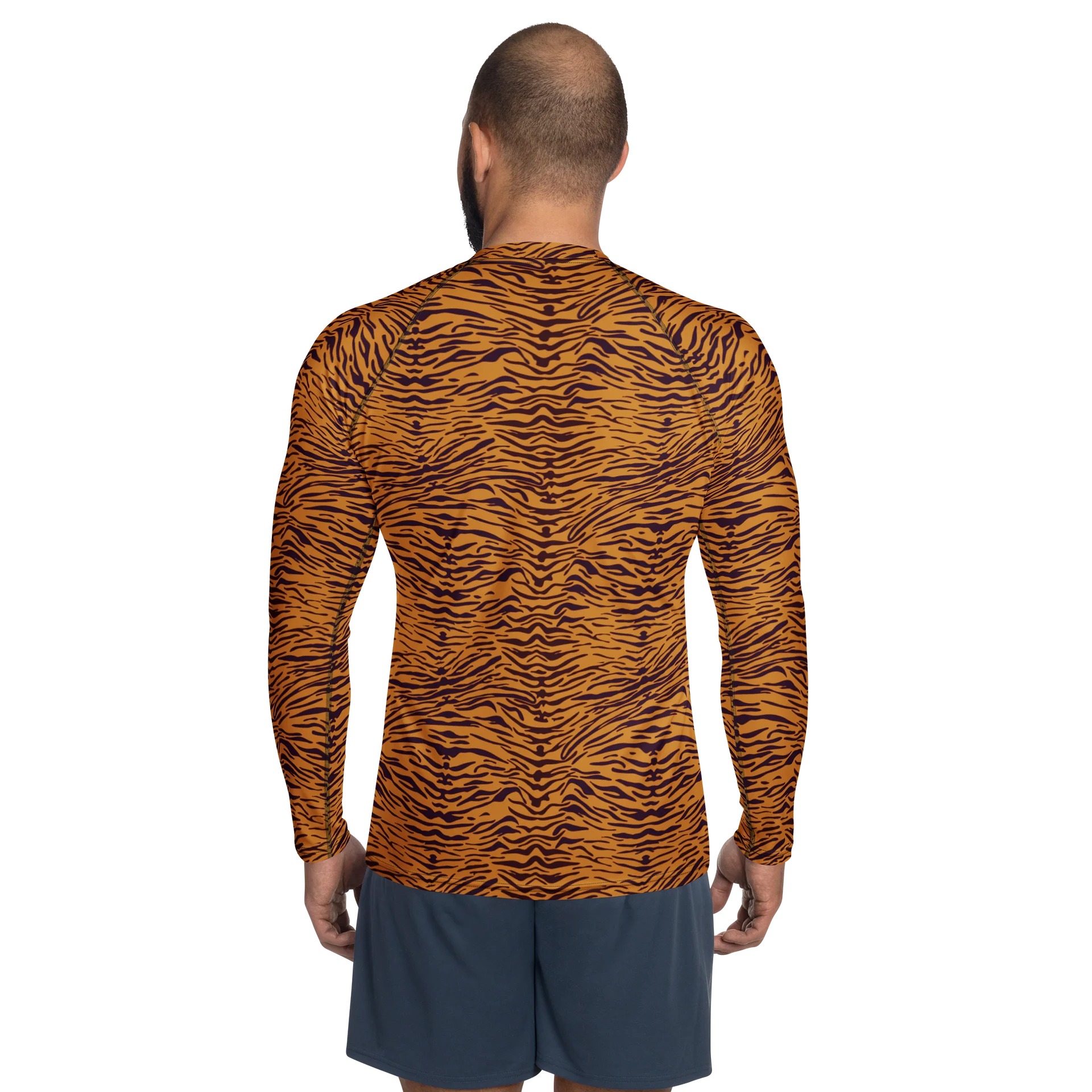Comfortable Men's Rash Guard with Bold Animal Print product image (2)