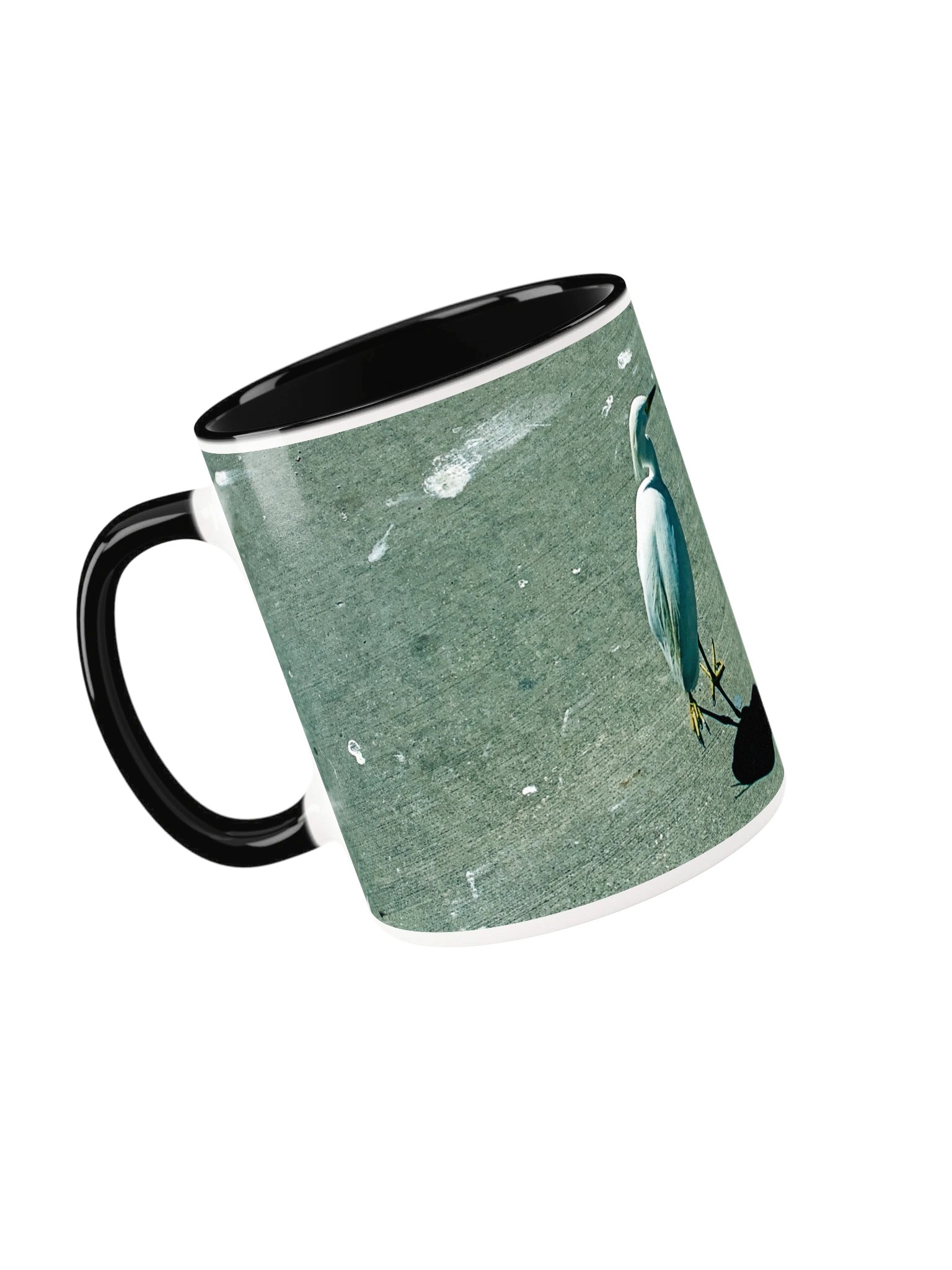 Snowy Egret 2-tone Ceramic Mug product image (14)