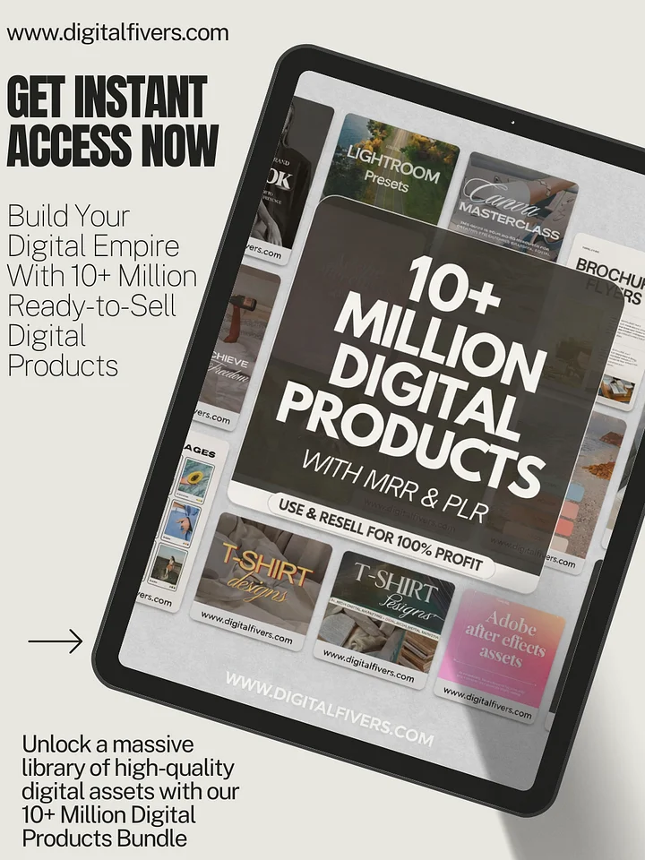 10+ Million Digital Products Ultimate Bundle product image (2)