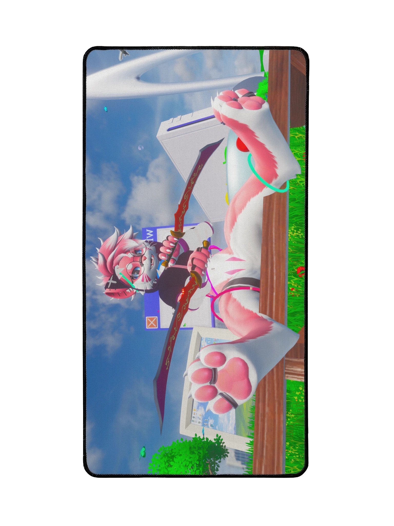 Steenky Adventure Cat Desk Mat product image (2)