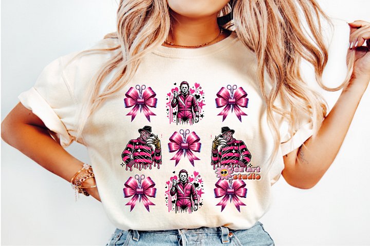 Valentine Pink Coquette Bow PNG Design product image (1)