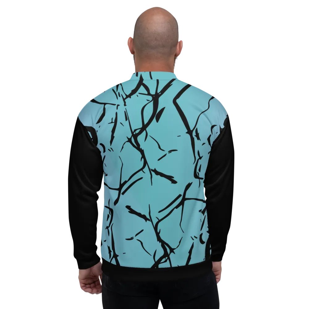 All-Over Print Bomber Jacket by Sublicolor 144 /Enigma Blue product image (3)