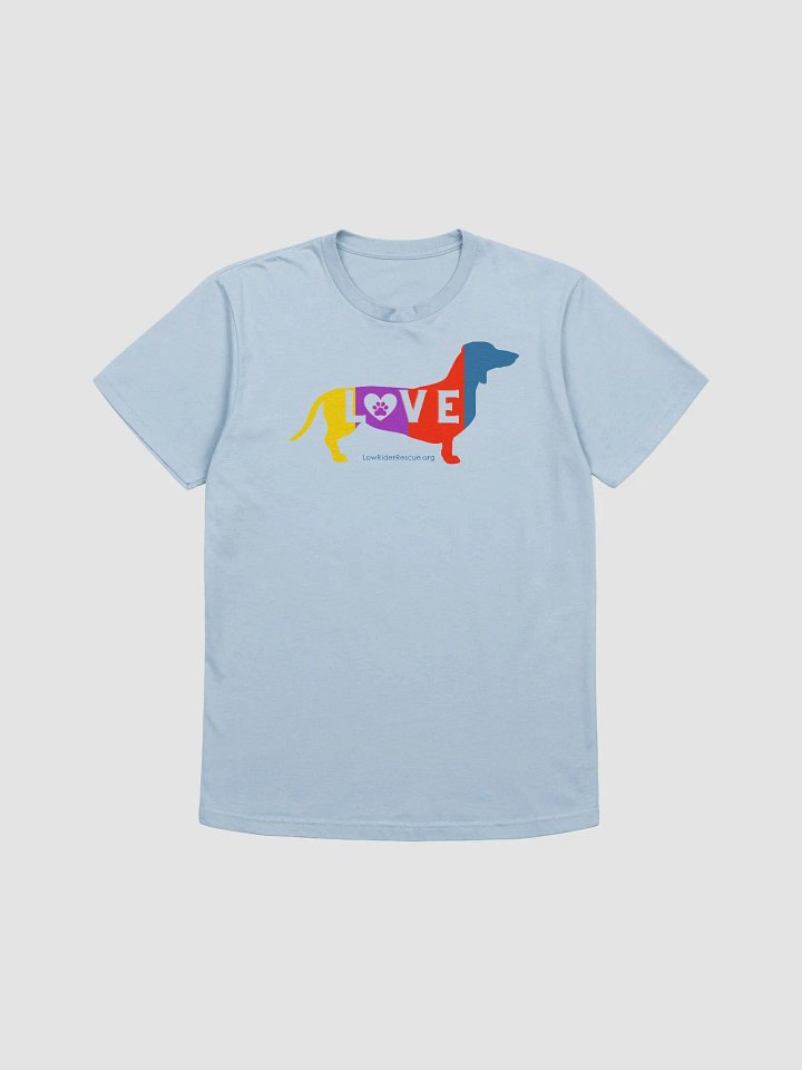 LOVE Dachshunds - colorful doxie t-shirt product image (5)
