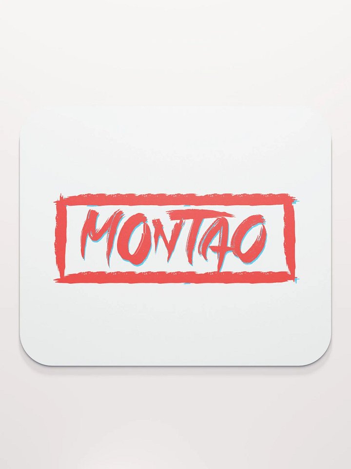 Classic Mouse Pad- Montao Logo Red product image (2)