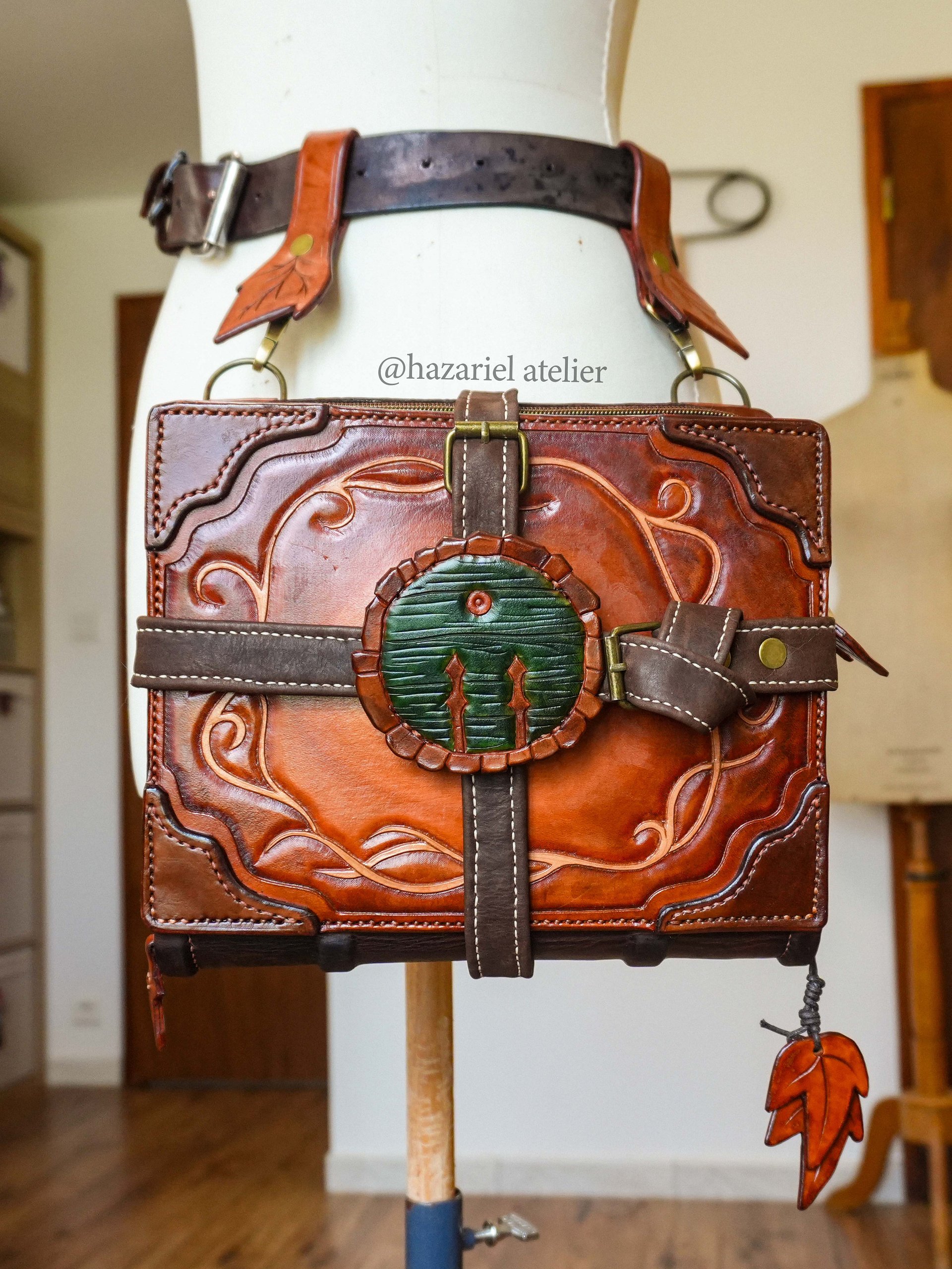 Leather Book Bag product image (2)